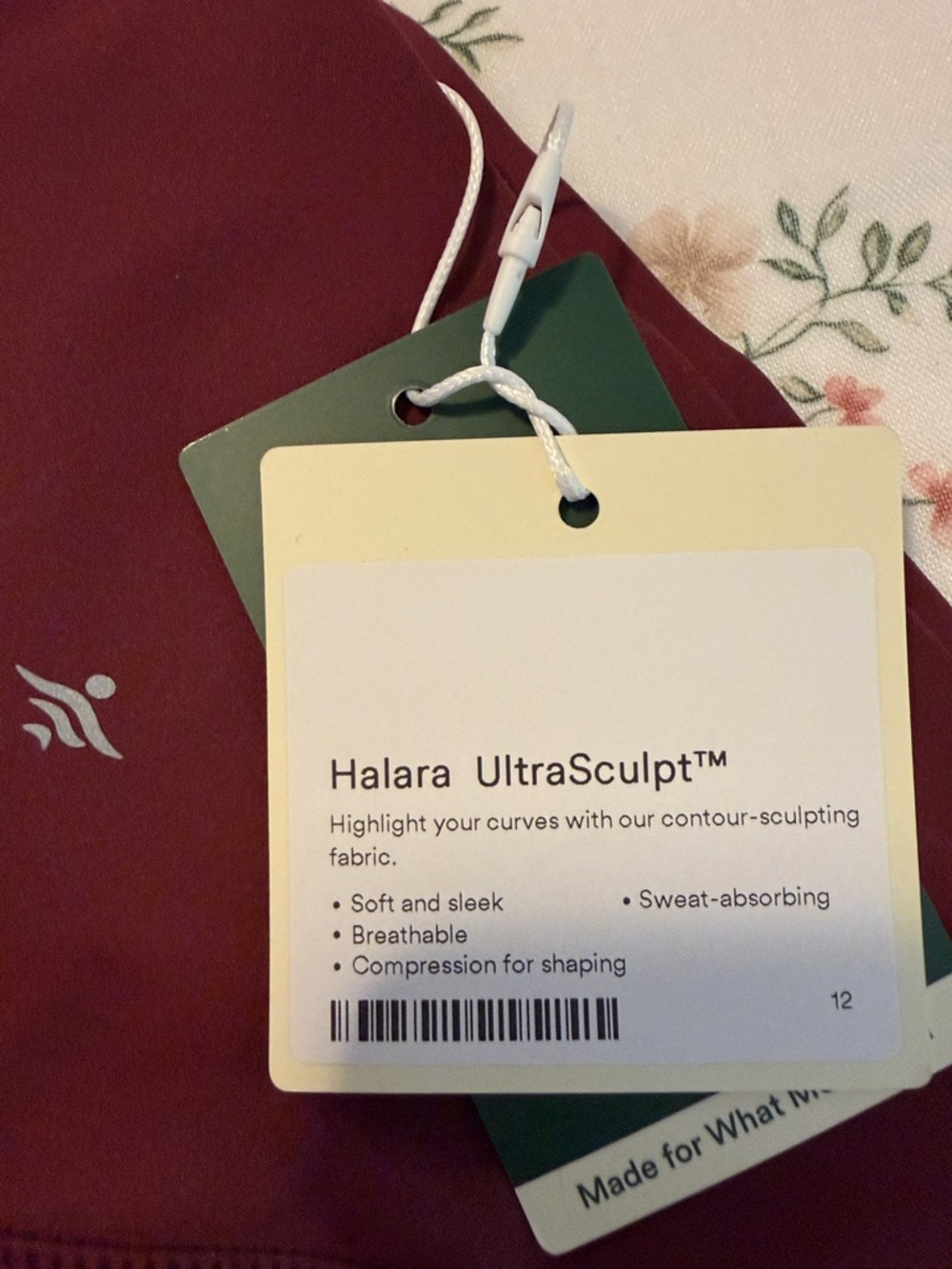 HALARA Wine-Colored High-Waist ultra sculpt Leggings - Picture 6 of 6